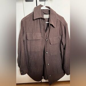 Everlane Brown Shirt Jacket
